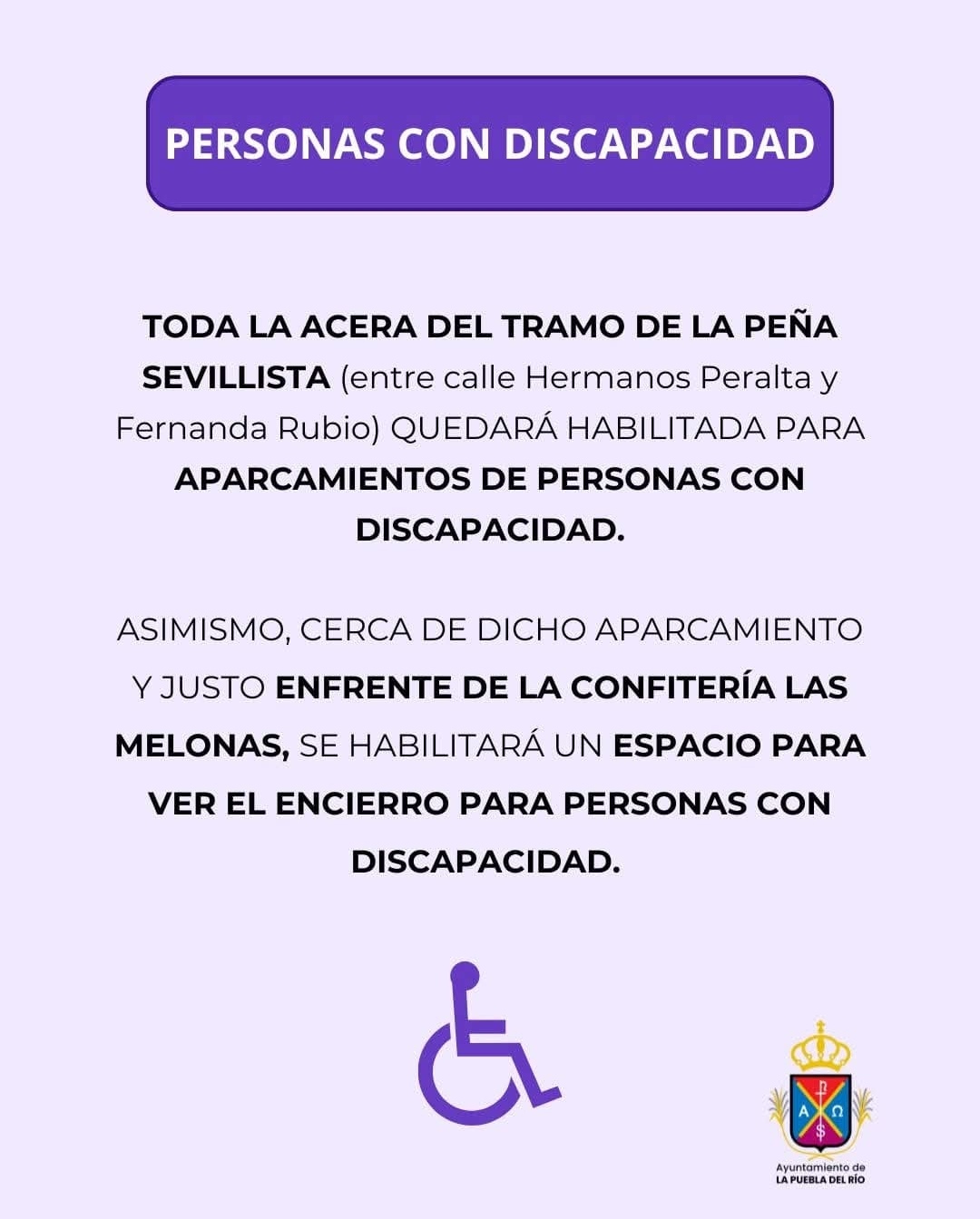 Información relativa a personas con discapacidad